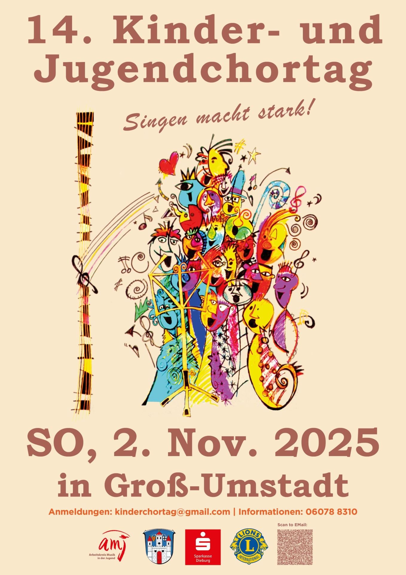 Plakat: Kinder- und Jugendchortag