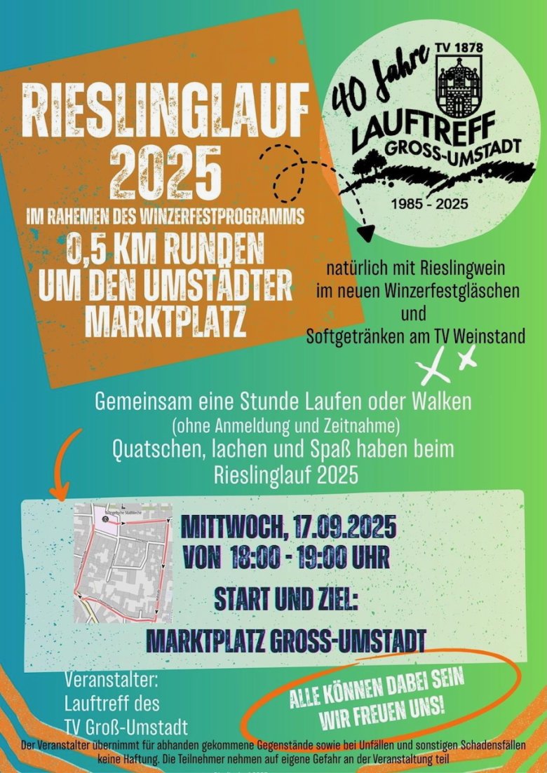 Plakat Rieslinglauf