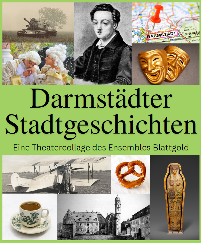 Plakat: Theater Blattgold