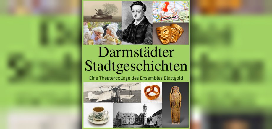 Plakat: Theater Blattgold