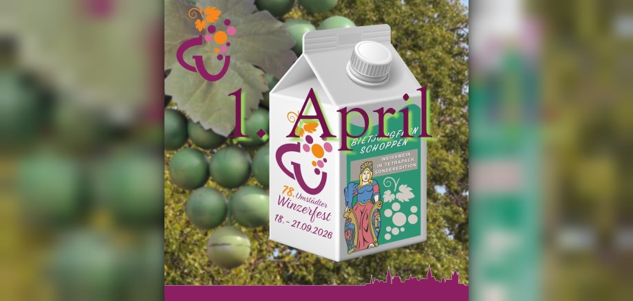 Aprilscherz: Weintetrapack Bietjungfernschoppen