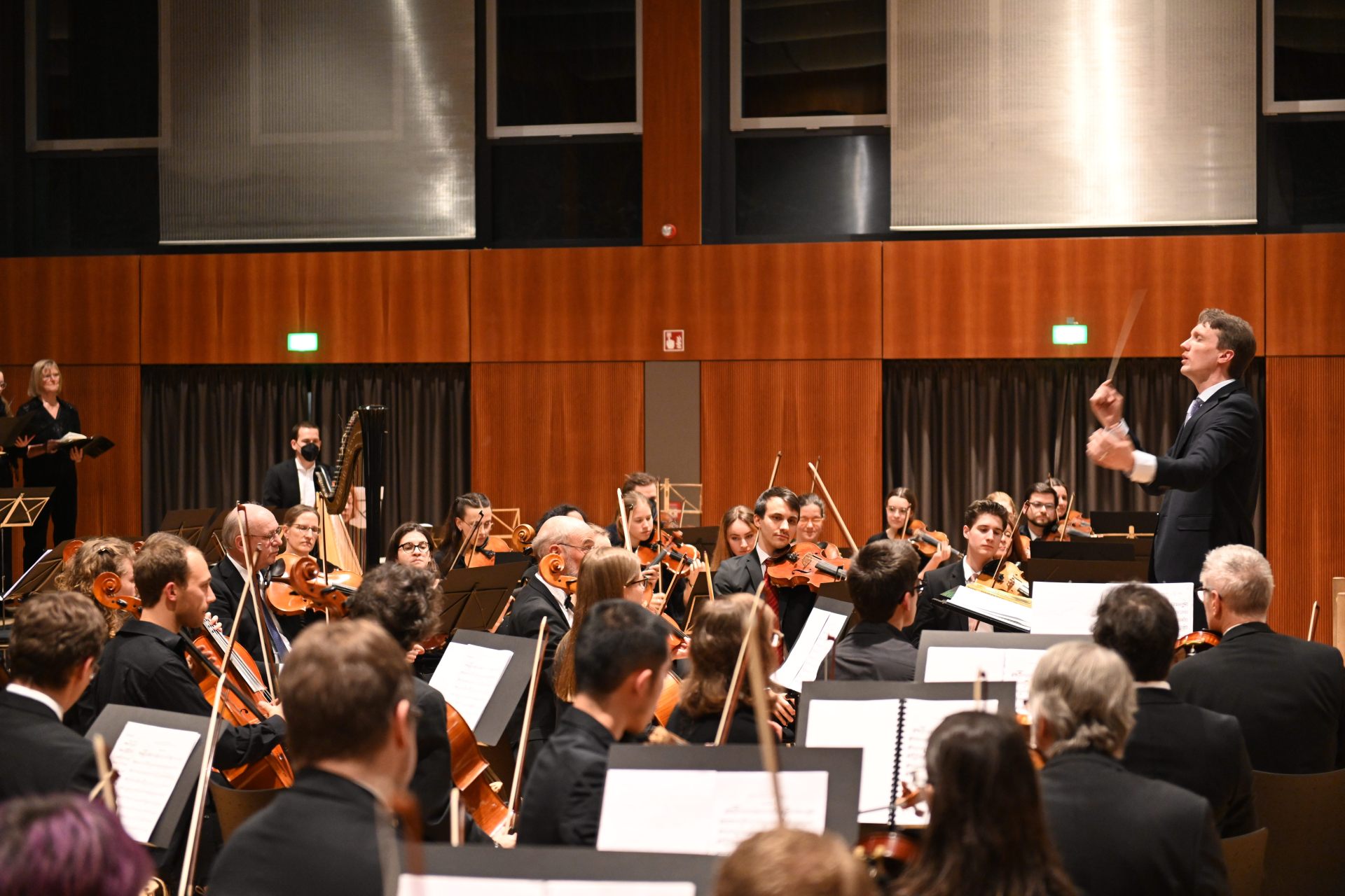 Orchester in der Stadthalle Groß-Umstadt