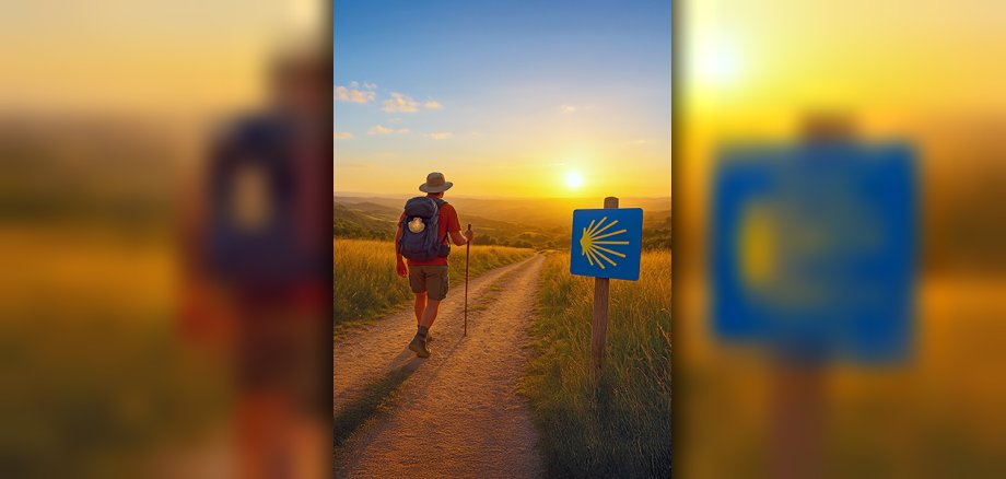 Plakatbild des Jakobsweges