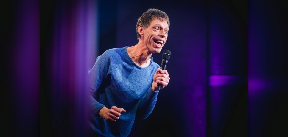 Martin Schneider auf der Bühne