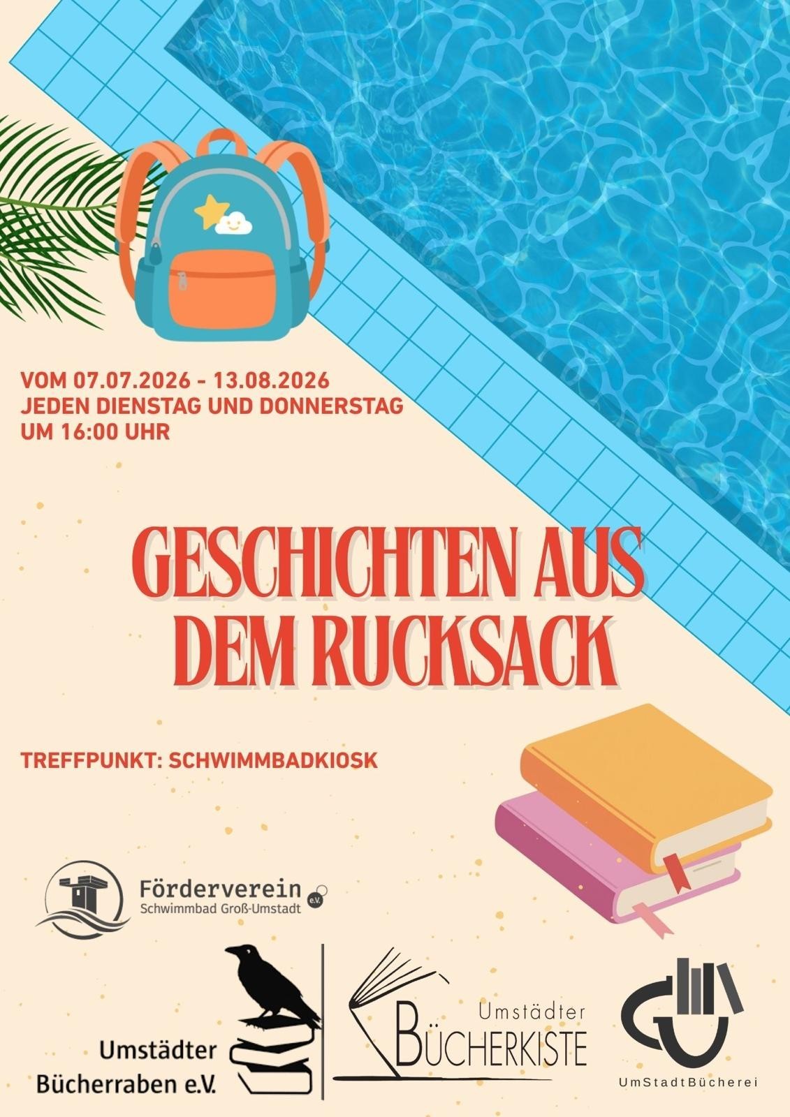 Plakat Geschichten aus dem Rucksack