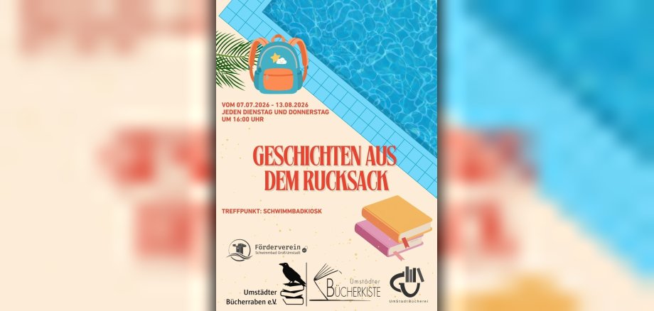 Plakat Geschichten aus dem Rucksack