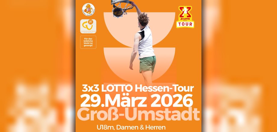3x3 LOTTO Hessen-Tour in Bad Hersfeld (Instagram-Post (4:5)) - Groß-Umstadt_neu Plakat: 3x3 LOTTO Hessen-Tour