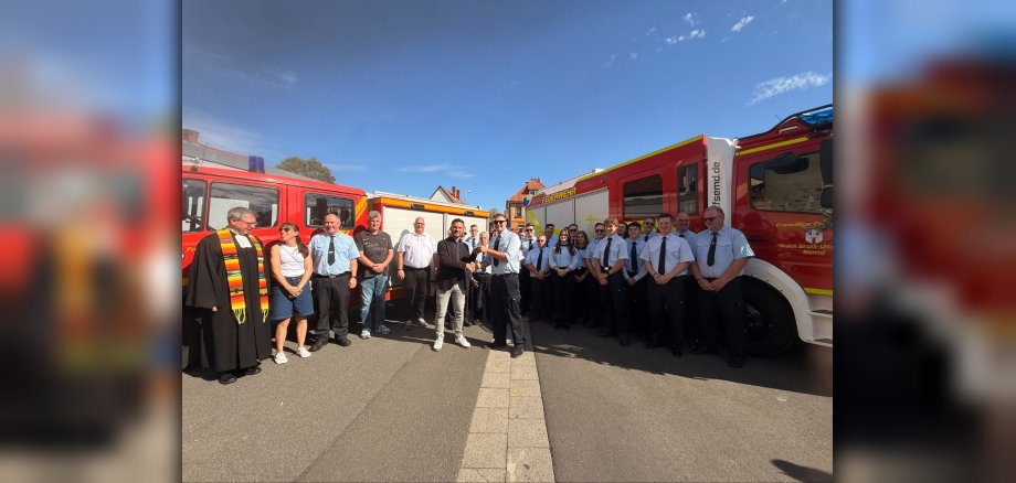 Übergabe des neuen Löschfahrzeuges