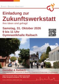 Plakat Einladung zur Zukunftswerkstatt