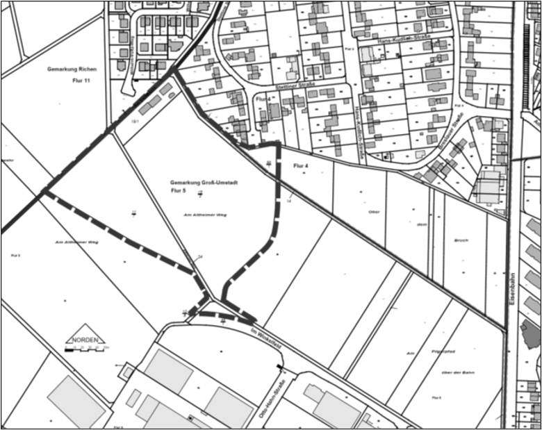 Plan Gemarkung Groß-Umstadt Flur 5