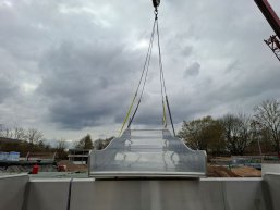 Ansicht aus dem Becken